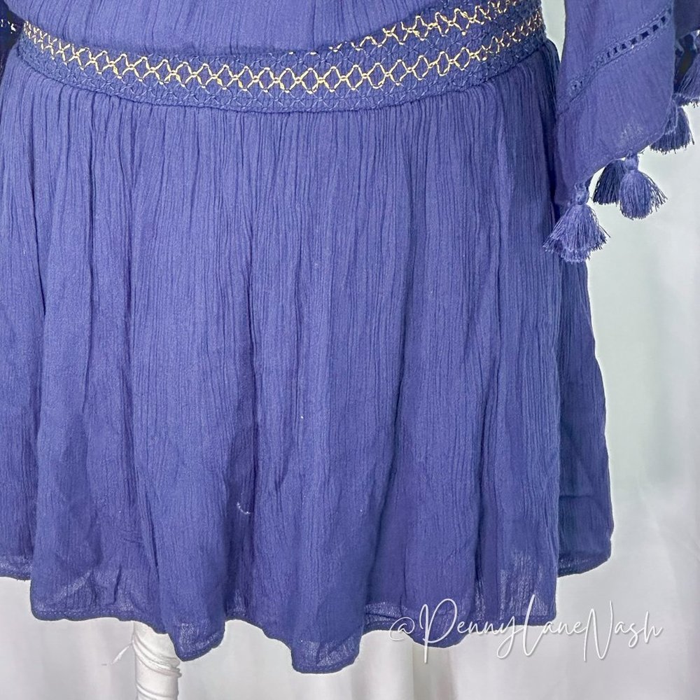 NWT Lilly Pulitzer Off The Shoulder Joelle Dress True Navy - Picture 13 of 13